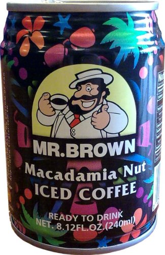 Mr. Brown Macadamia Iced Coffee - Chilled Ready-to-Drink 8.12 oz Can Pack