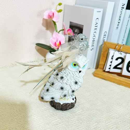 6 Pack Decorative Silver Glitter Birds Artificial Feather Foam Clip on Birds Christmas Tree Ornaments with Clips for Wedding Party Garden (Silver Glitter)