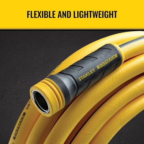 50 Feet Garden Hose - Heavy Duty, AntiKink, Lightweight Water Hose - Yellow
