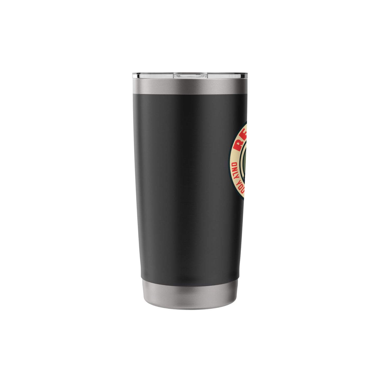 Remember Only You Vintage Smokey Bear Seal Retro Stainless Steel Insulated Tumbler