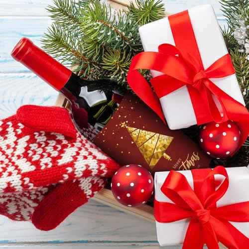 Wine Bottle Sticekr (Christmas)