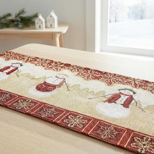 Tache Mr. & Mrs. Snowman Couple Vintage Christmas Eve Holiday