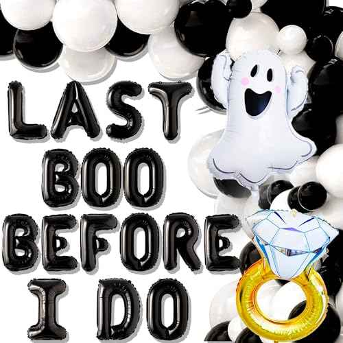 Last Boo Before I Do Decorations Boos Before I Dos Balloons Halloween Bride Shower Bachelorette Engagement Bach Decor