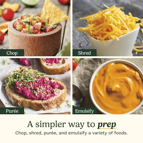Cuisinart 5-Cup Food Processor with Shred & Chop Discs, Compact Silver FP-5
