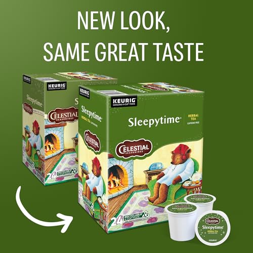 Sleepytime Herbal Tea K-Cup Pods 96 Count - Caffeine-Free Relaxing Tea, Kosher