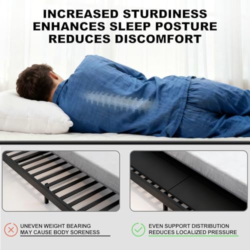10mm Heavy Duty Queen Bunkie Board 60x80, Foldable Bed Support