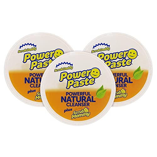 All Purpose Natural Cleaning Paste Kit with Scrub Sponge - Biodegradable & Non-Toxic