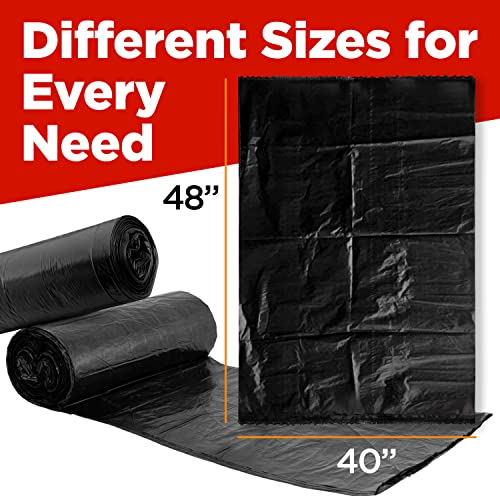 Heavy Duty Trash Bags 40-45 Gallon - 250 Pack, Black, Eco-Friendly, ToughBag Variation of THIS listing