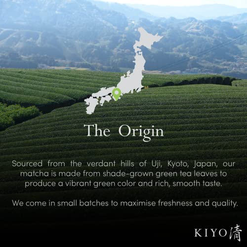 Kiyo Matcha Signature Grade Ceremonial Uji Matcha 100g – Premium Japanese Green Tea