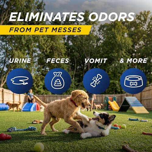 30 Seconds Outdoor Odor Eliminator for Pets & Turf - 64 oz Hose Spray + 1 Gallon Refill