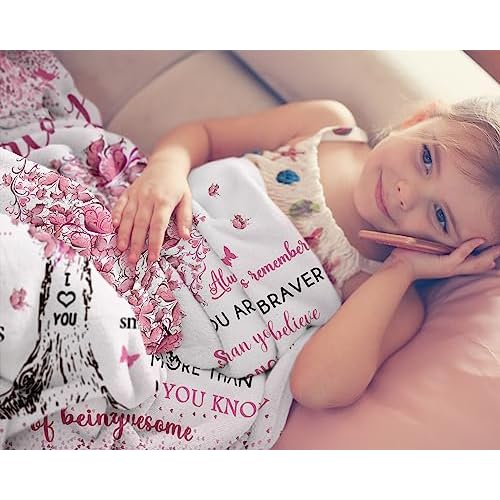 8 Year Old Girl Birthday Gift Blanket 40"x50", Gifts for 8-Year-Old Girls, 8th Birthday Gifts for Girl, Best Christmas Party Decoration Gift Ideas for Age 8, Eight Years Old Present