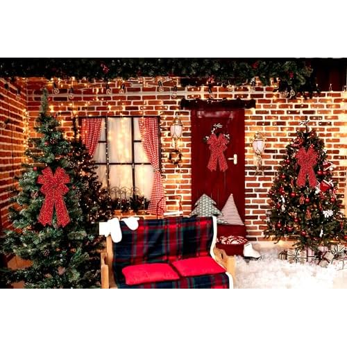 Large Christmas Bows for Wreath, Glitter Red Velvet Wreath Bow Xmas Holiday Tree Topper Bows Ornaments for Front Door New Year Christmas Party Decoration Supplies