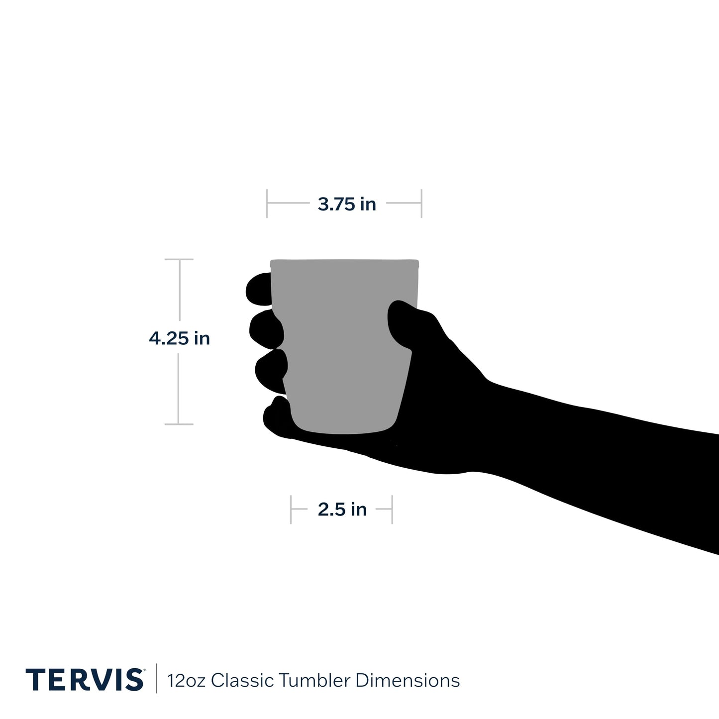 Tervis Tennis Clay Court Collection Brown Grip Doubles Made in USA Double Walled Insulated Tumbler Travel Cup Keeps Drinks Cold & Hot, 12oz, Brown Grip Doubles