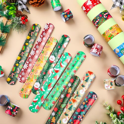24 Pack Christmas Wrapping Paper Holder Clips - Festive Organizer for Gift Wrap