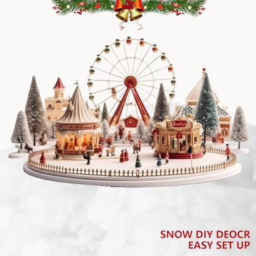 Kiwayo 170g Christmas Fake Snow Fluff - 6oz Miniature Snow for Crafts & Winter Decor