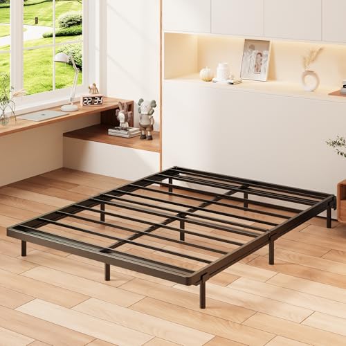 Yicensen Queen Box Spring 1.6 Inch Low Profile Bunkie Board - Sturdy Support