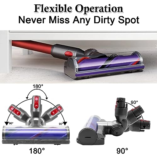 ilovelife Quick-Release Dyson V7 V8 V10 V11 Motorhead Cleaner Head for Hardwood & Carpet