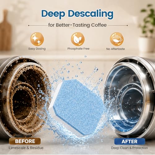 Coffee Machine Descaling Tablets for Jura Fully Automatic Coffee Makers