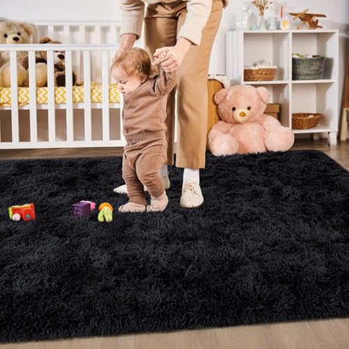 Merelax Soft Modern Indoor Large Shaggy Rug for Livingroom Bedroom