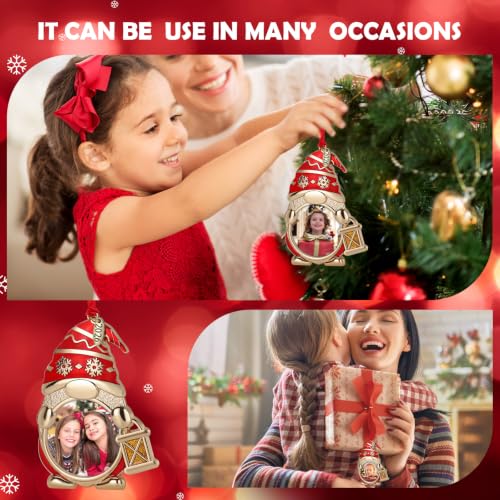 2" Gnome Christmas Photo Frame Ornament with Santa Claus Variation, 2026 Keepsake