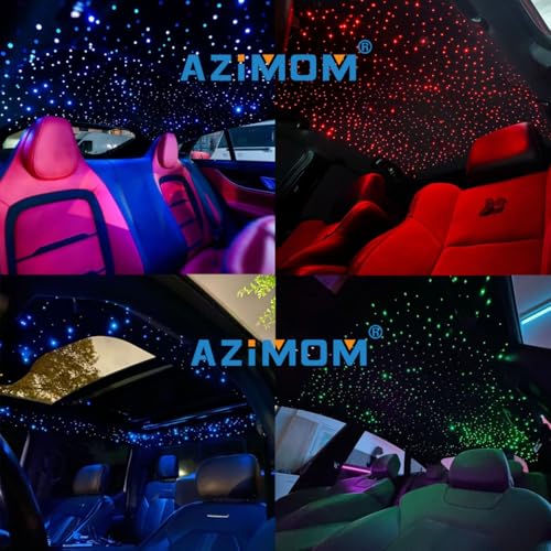 Fiber Optic Star Ceiling Kit - 450pcs Twinkle & Sound Reactive Light Strands, Car & Indoor Decoration, Standard+450pcs*0.03in*9.8ft