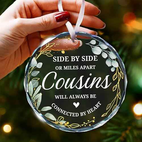 Cousin Gifts - Perfectly Designed Christmas Ornaments for Cousins, Delightful Gifts for Cousin Male & Female, Specially Crafted for Kids & Adults, Ideal Best Cousin Gift for Women & Men