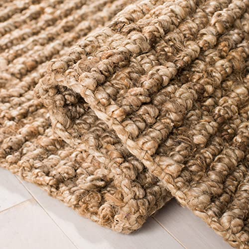 Natural Fiber Accent Rug 3x5 - Handwoven Jute Area Rug - Neutral