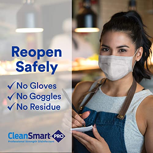 CleanSmart Hospital Disinfectant Spray 23 oz Pack of 6 - Hypochlorous Acid, EPA Registered, Fume-Free, Eco-Friendly