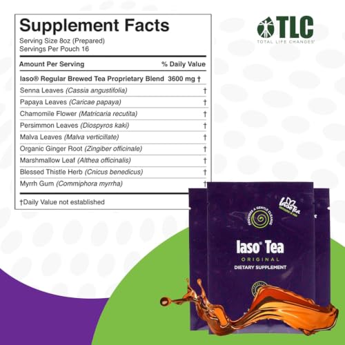 IASO Total Life Changes Iaso Brewed Tea 2 Pack (10 Sachets) Original Flavor