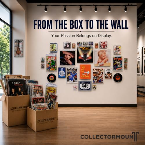 CollectorMount™ Comic Book Frame Wall Mount & Shelf Stand, 5 Pack