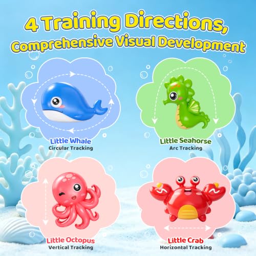 ToyUnited Baby Aquarium Sleep Soother Blue - Musical Crib & Travel Toy for 6+ Months
