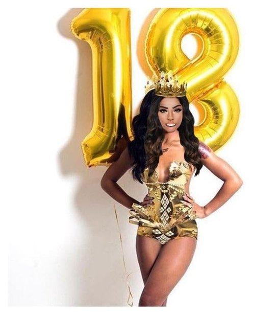Gold Number 9 Balloon 40 Inch, 9th Birthday Party Decorations for Children, Giant 9 Foil Balloon for Party Supplies