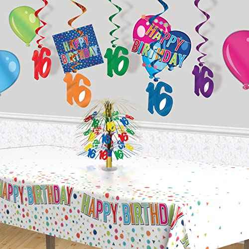 Beistle Number 16 Whirls Hanging Decorations