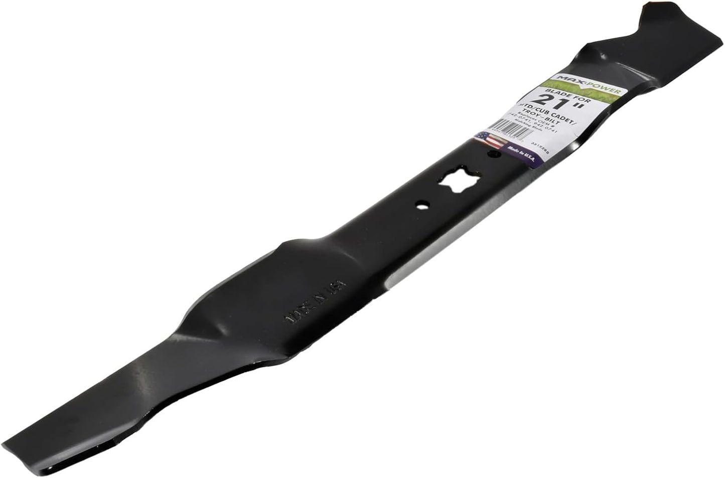 Maxpower 331528B Mulching Blade - 21 Inch Replacement for MTD, Cub Cadet, Troy-Bilt | High-Performance Cutting