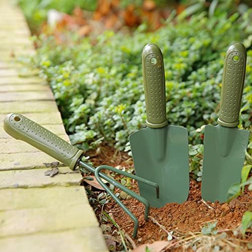 Skiennix Garden Tool Shovel - Durable Alloy Trowel for Easy Lawn Planting | Anti-Slip Plastic Handle
