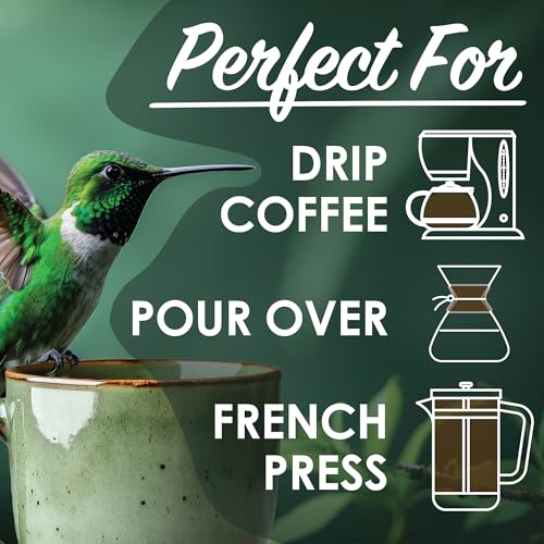 Unflavored Blue Mountain Coffee Blend 32 Oz - Medium-Light Roast Whole Beans