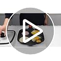 Large Nonstick Egg Pan with Lid - 10 Inch Pancake & Omelette Frying Pan, Black Variation
