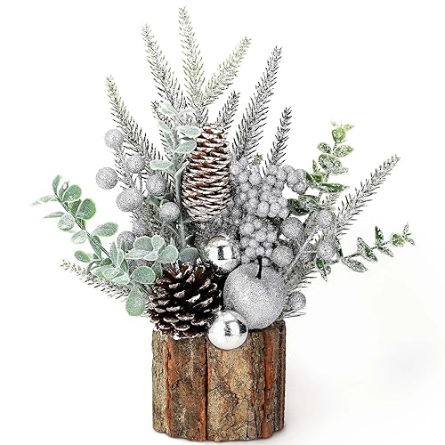 Small Christmas Tree Tabletop Artificial Mini Decorations with