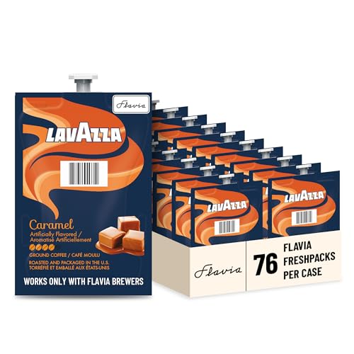 Lavazza Caramel Coffee Freshpacks for Flavia Brewers - Case of 76