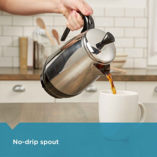Farberware 8-Cup Electric Coffee Percolator Stainless Steel with Keep Warm & No-Drip Spout