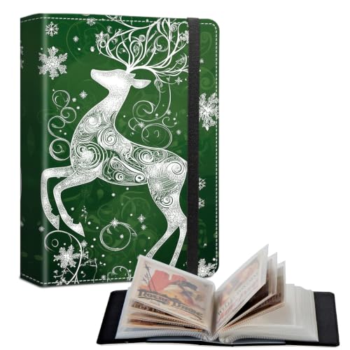 Photo Album 5x7 Inch 60 Pockets,PU Leather Cover with Elastic