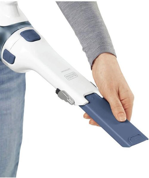 BLACK+DECKER Cordless Lithium Hand Vacuum - Powerful Dustbuster in Ink Blue, Compact & Lightweight