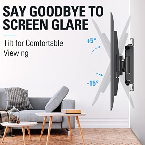 Mounting Dream Full Motion TV Wall Mount for 32-70 Inch Flat Screen TVs - Tilt, Swivel & Extend