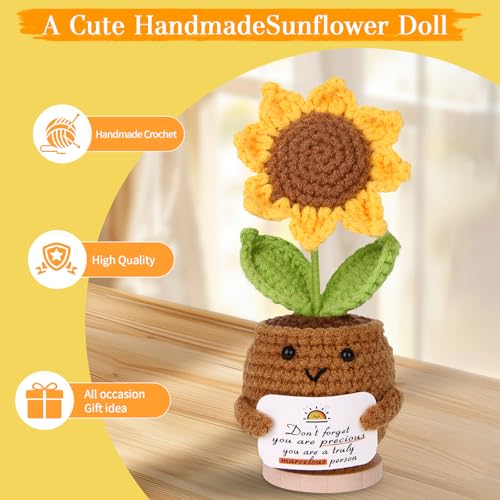 Yellow Sunflower Gift Box for Women - Care Package with Self Care Items & Accessories