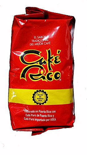 Café Rico Ground Coffee Medium-Dark Roast - 14 oz Pack of 8, Unflavored