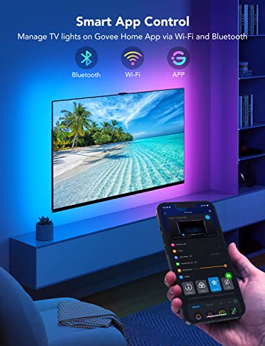 Govee 15FT RGBIC TV LED Backlight for 70-80 Inch Screens, Smart App & Voice Control