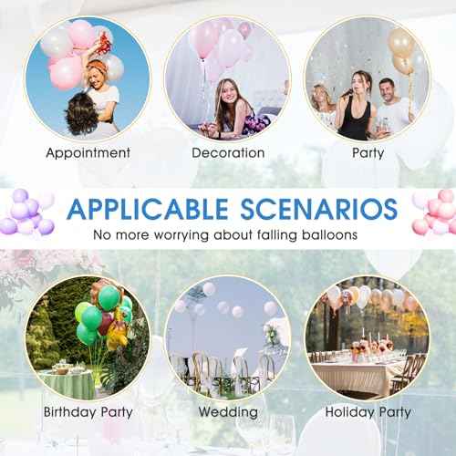 JAOJAO High Float for Balloons with Pump Balloon Treatment High Float for Helium Balloons Makes Helium Latex Balloon Longer For Christmas Party Decoration Supplies Indoor & Outdoor Use, 100ml