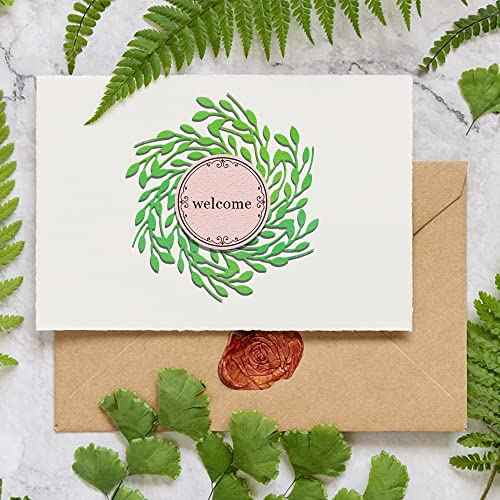 ALIBBON Christmas Wreath Die Cuts for Card Making, Metal Template Molds, Background Dies for Crafting DIY Photo Album Paper Embossing Scrapbooking Supplies