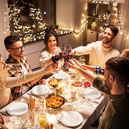 Silver Snowflake 3-Ply Napkins 100 Sheets | Christmas Party Disposable Cocktail Napkins