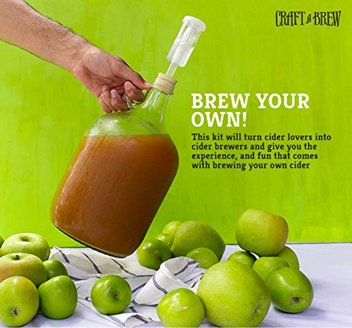 Hard Cider Kit - Craft A Brew Homebrewing Starter Set - 1 Gallon Variation